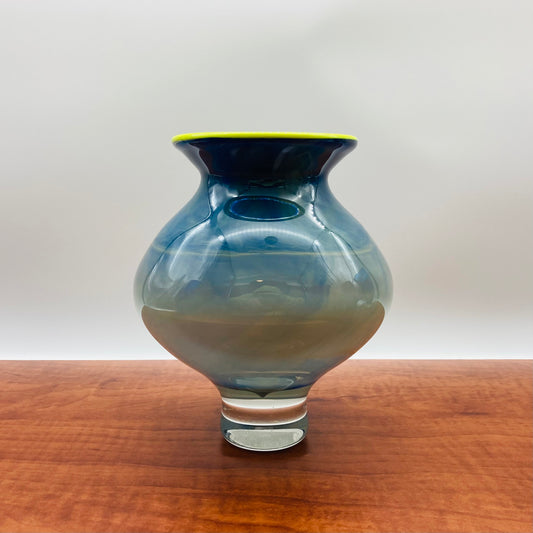 Blue Moon Bulb Vase